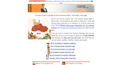 Desktop Screenshot of chinesefortunecalendar.com